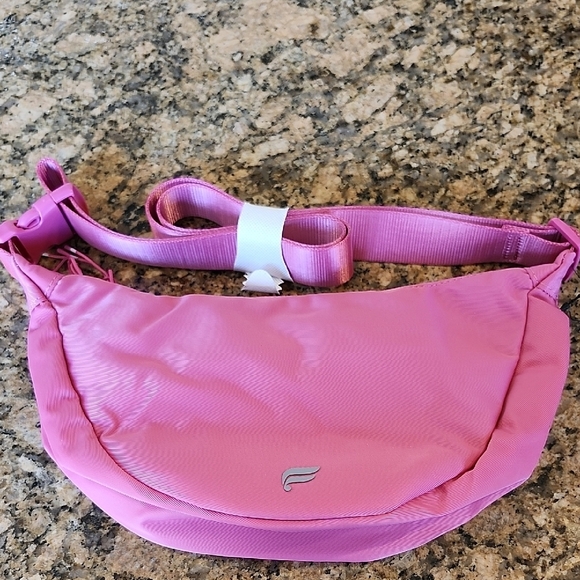Fabletics Pink Crossbody‎ Bag with Vibrant Design - Picture 1 of 3